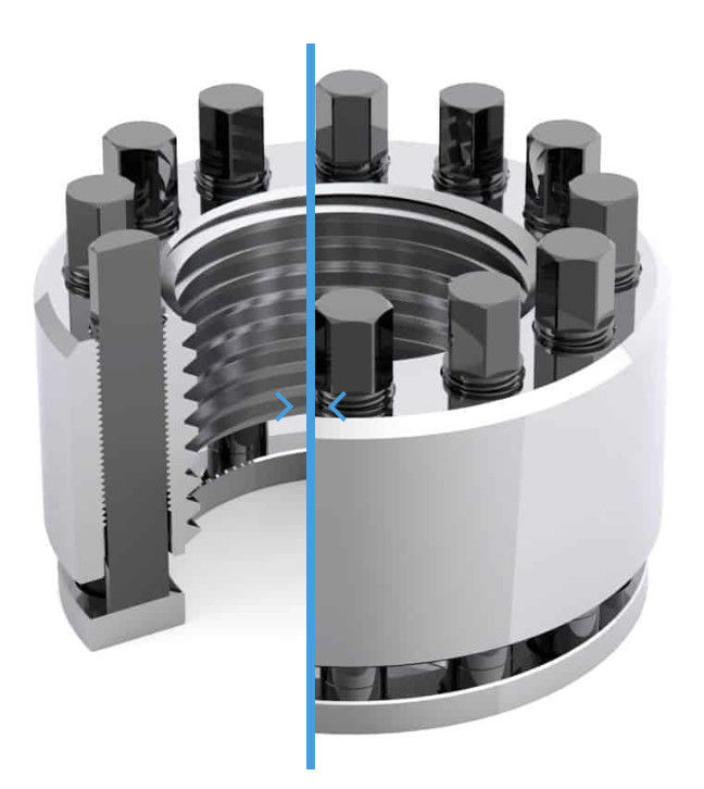 Máy phun thủy lực Motor Reducer Seal Super Nuts For Die Forging Unit Chiếc phụ tùng